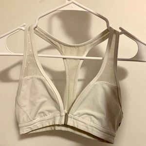 Women’s White Lululemon Sports Bra